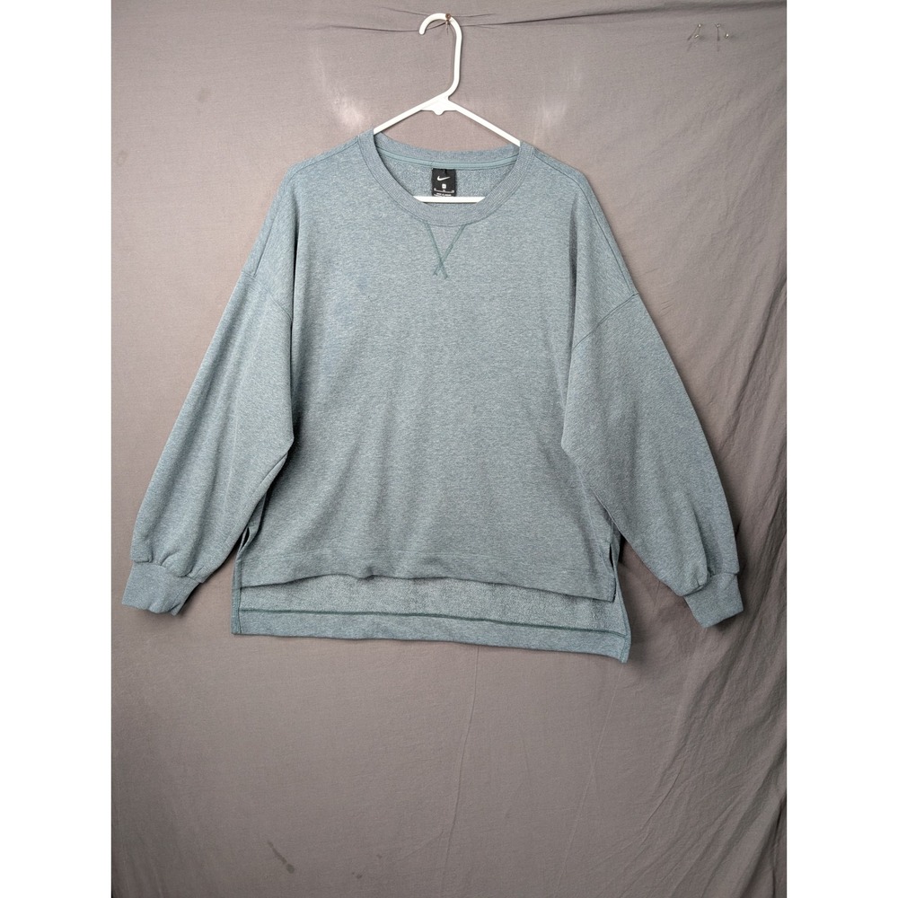 Nike Women's Size XL Green French Terry Oversized Sweatshirt